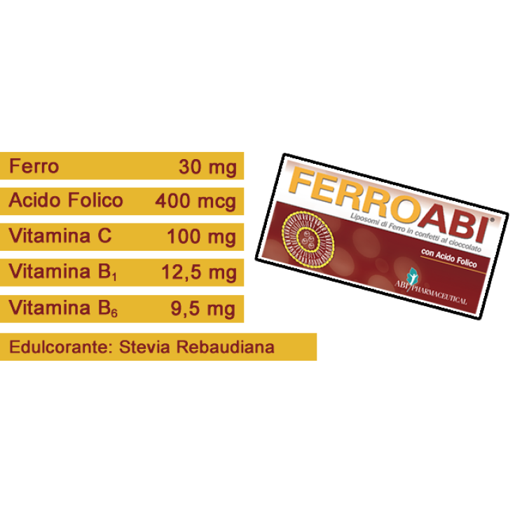 Abi Pharmaceutical Ferroabi 20 orolösliche Schokoladenpackungen