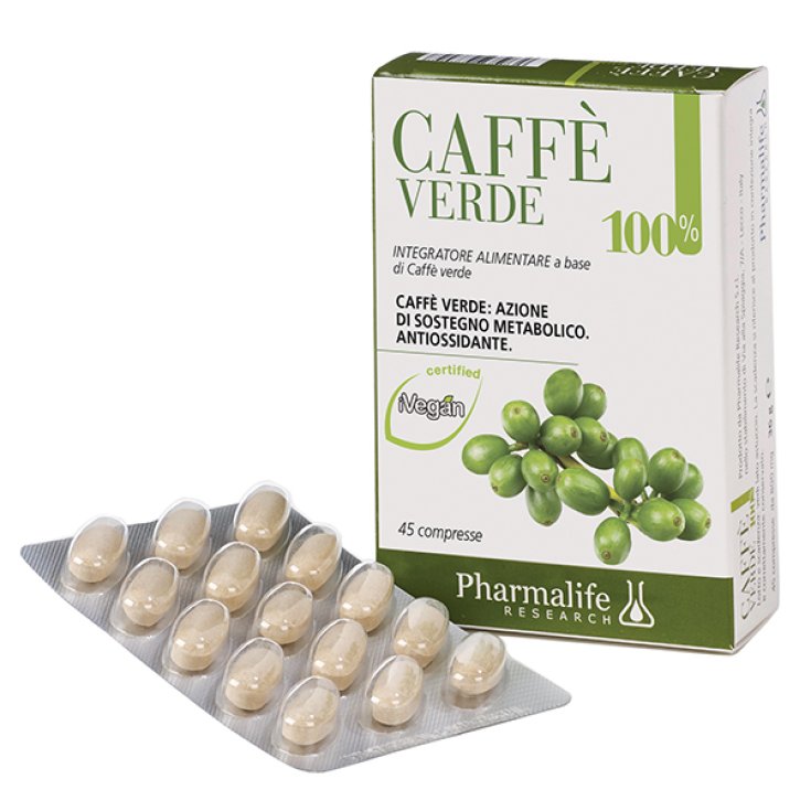 Pharmalife Research Green Coffee Nahrungsergänzungsmittel 45 Tabletten