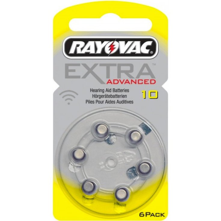 Rayovan Extra Advanced Blister mit 6 Zink-Luft-Batterien