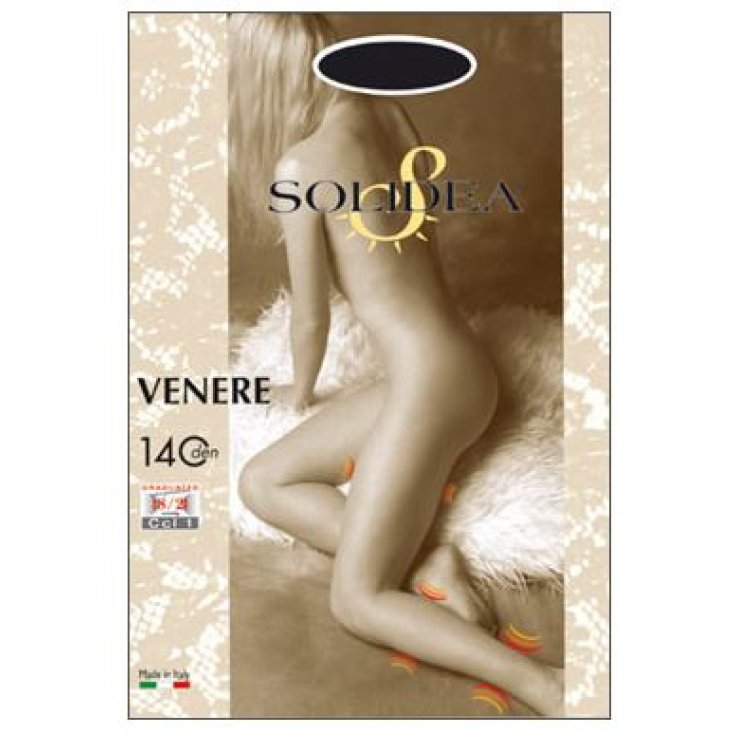 Solidea Venere 140 Strumpfhose Alle Nude Farbe Puder Größe 2 M