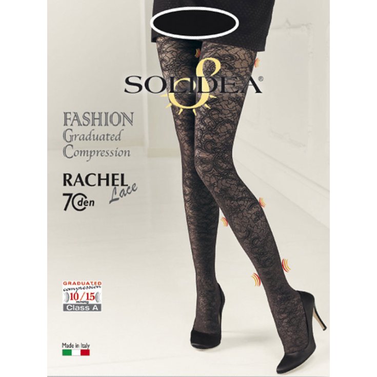 Solidea Collant Rachel 70 Spitze Farbe Schwarz Größe 1-S