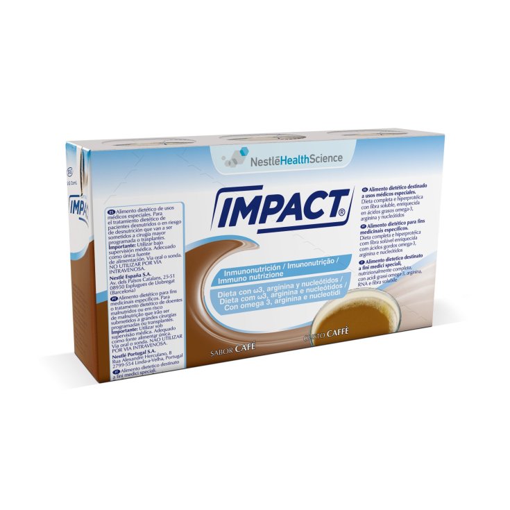 Nestlé Health Science Impact Kaffeeformel zur Immunernährung trinkfertig 3x237ml