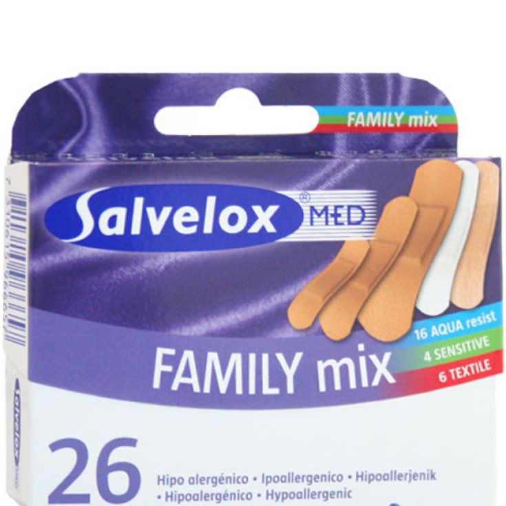 Salvelox Med Family Mix Mixed Patches Packung mit 26 Stück