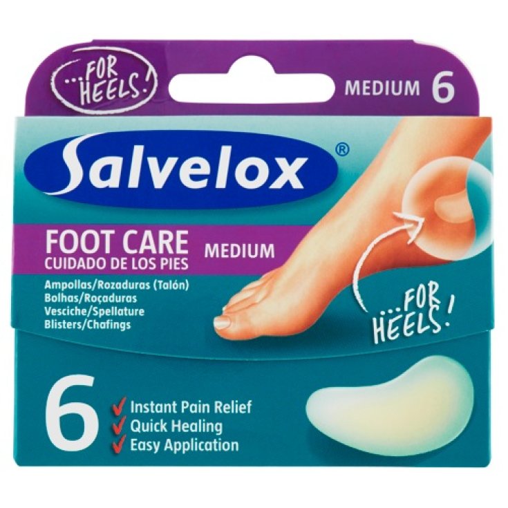 Salvelox Foot Care Medium Blister 6 Einheiten 40 × 61 mm