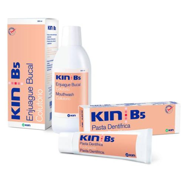 Kin B5 Mundwasser + Promo-Zahnpasta