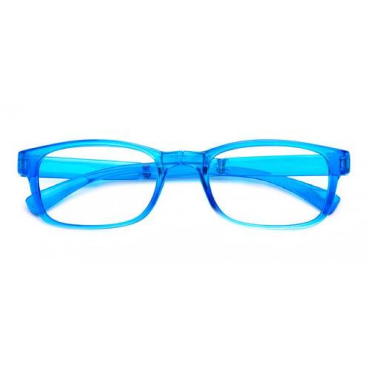 Twins Optical Silver Pocket Lesebrille blaue Farbe Dioptrien + 2,00