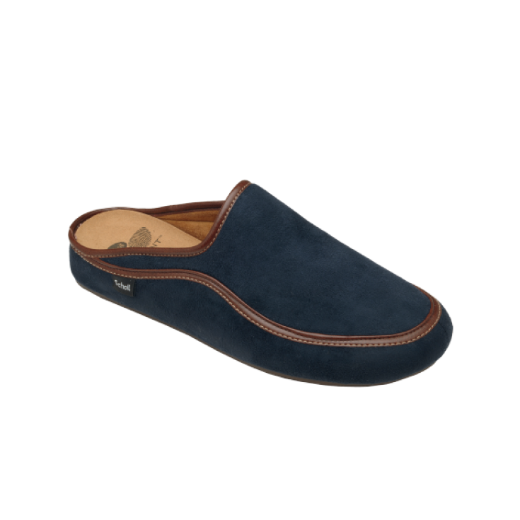 Scholl Brandy Herrenhausschuh Bioprint Innensohle Farbe Marineblau Größe 41