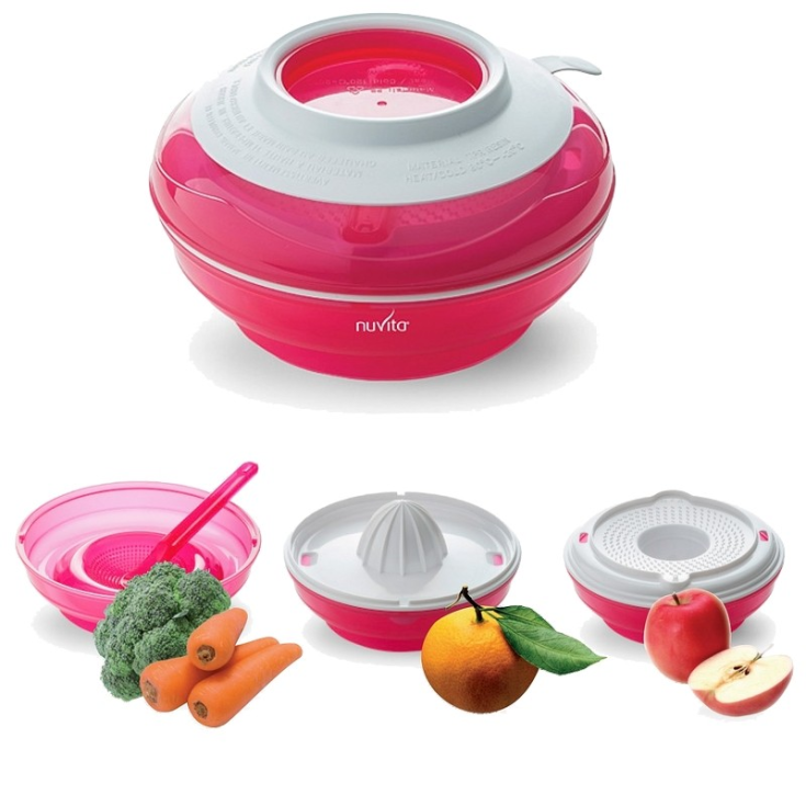 Nuvita Pappafacile 4in1 Rosa Set