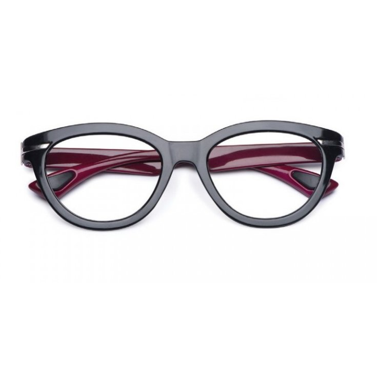 Twins Optical Platinum Vamp Lesebrille Farbe Schwarz Dioptrie +2