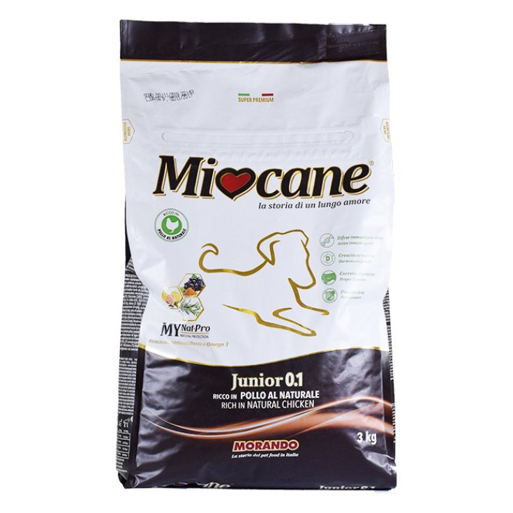Miocane Junior 0,1 Weißes Fleisch Trockenfutter für Hunde 3kg