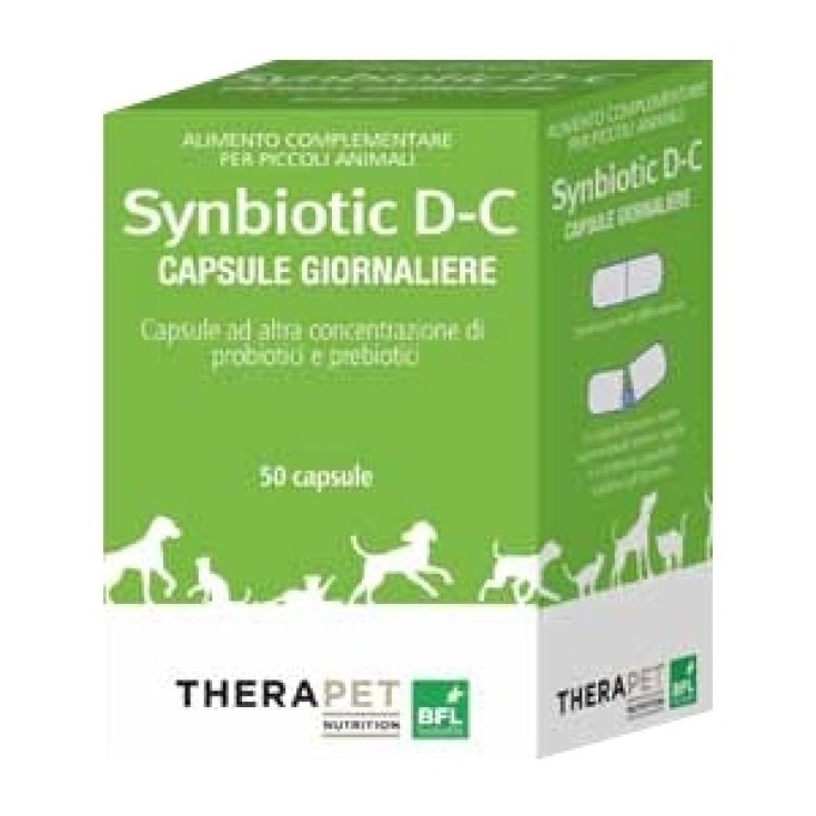 Bioforlife Therapet Nutrition Synbiotic DC Daily Capsules Nahrungsergänzungsmittel für Tiere 50 Kapseln