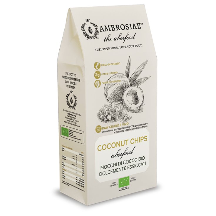 Ambrosiae The Uberfood Coconut Chips Bio Kokosflocken 100g