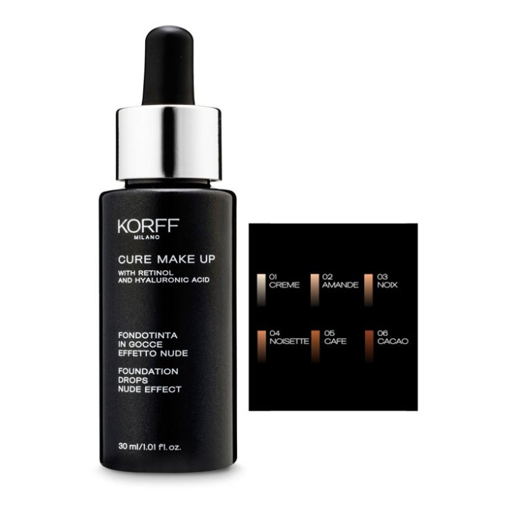 Korff Cure Make Up Foundation in Tropfen Nude Effect Color 01 Creme 30ml