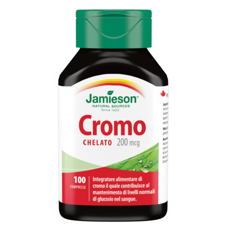 Jamieson Chromchelat Nahrungsergänzungsmittel Glutenfrei 100 Tabletten