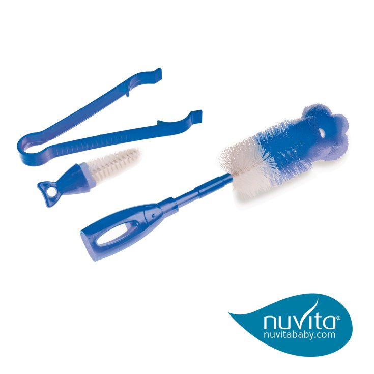 Nuvita Flaschenreiniger 3 in 1 Blau