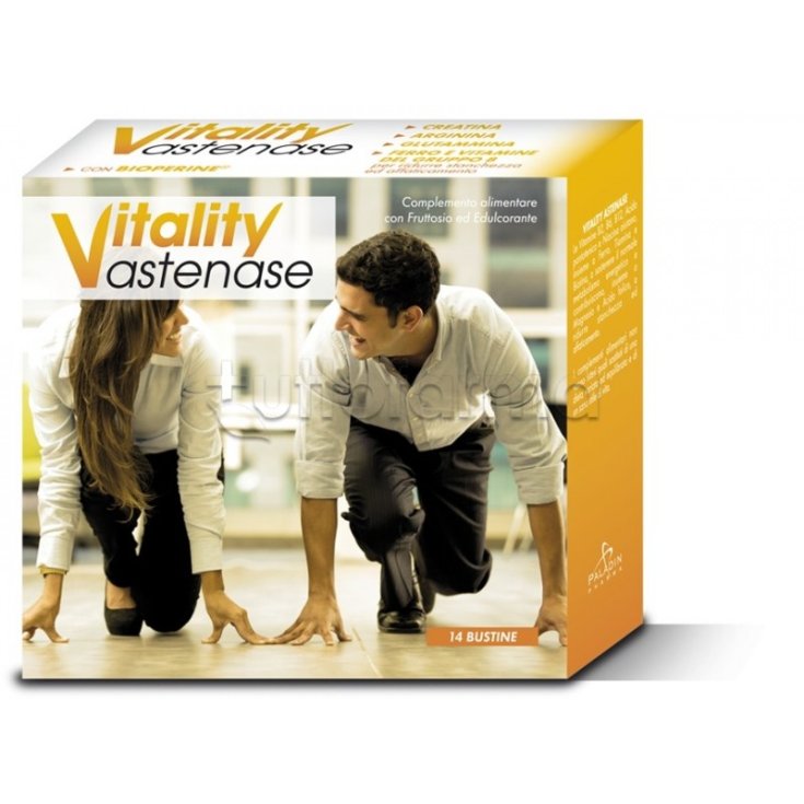 Paladin Pharma Vitality Astenase Nahrungsergänzungsmittel Neu 14 Sachets