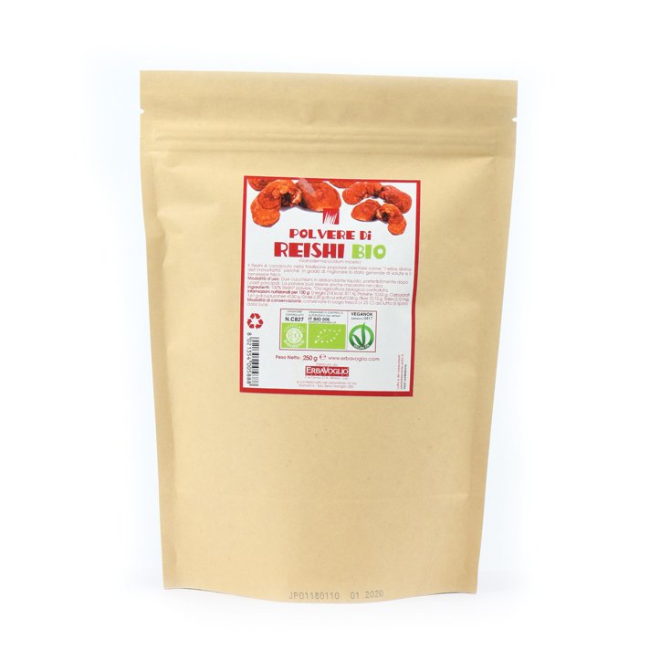 Erbavoglio Pulver von Reishi Bio-Nahrungsergänzungsmittel 250g