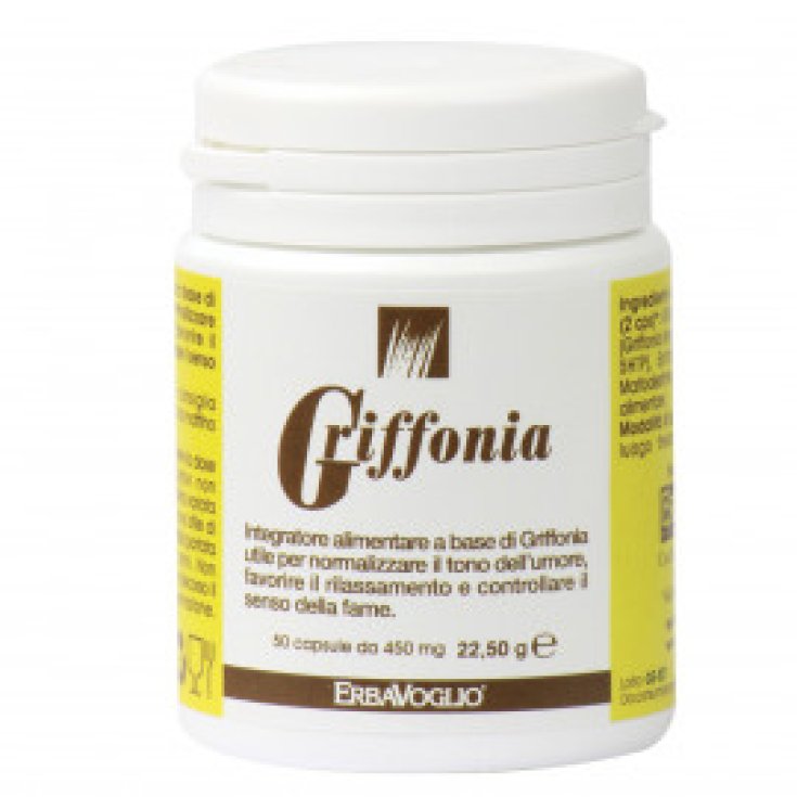 Erbavoglio Griffonia Nahrungsergänzungsmittel 50 Kapseln