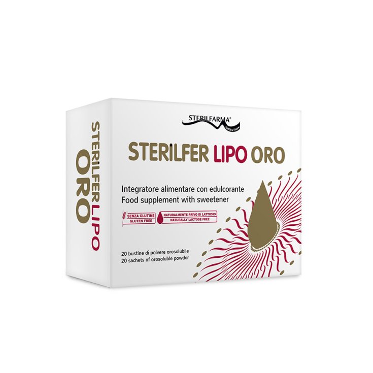 Sterilfarma® Sterilfer® Lipo Gold Nahrungsergänzungsmittel 20 Beutel