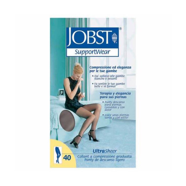 Jobst Ultratransparente, abgestufte Kompressionsstrumpfhose, 5–10 mmhg, natürliche Farbe, Größe2