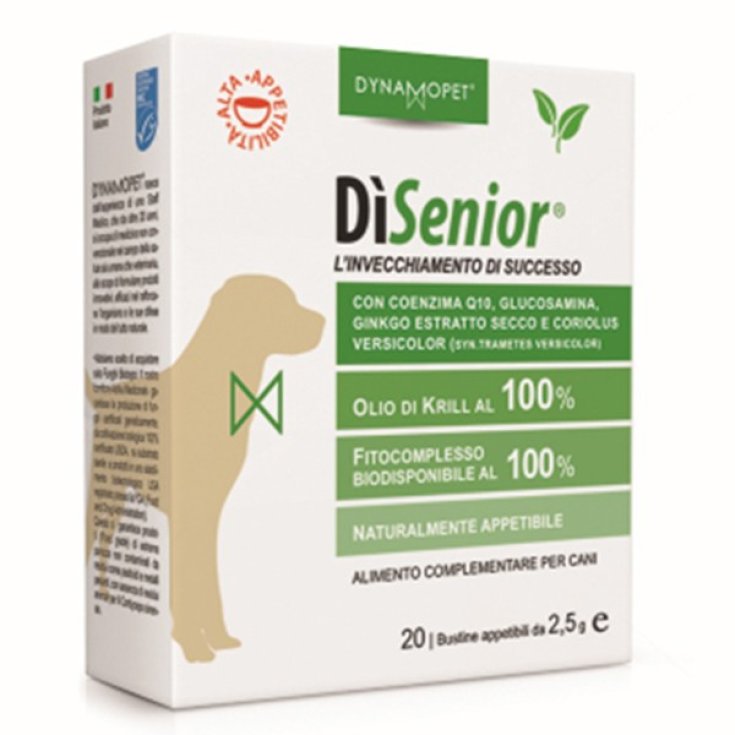 Dynamopet DìSenior Nahrungsergänzungsmittel für erfolgreiches Altern 20 Beutel x2,5ml