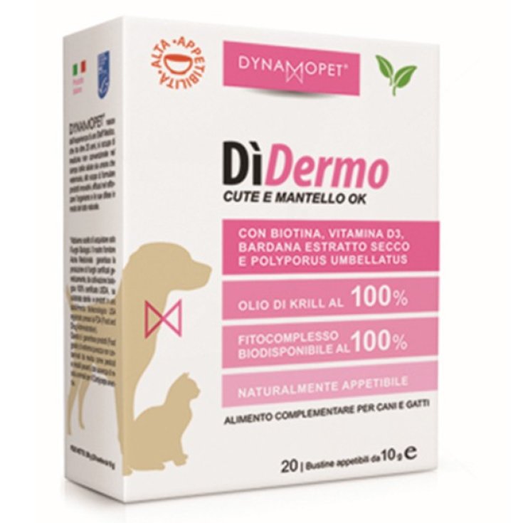 Dynamopet DiDermo Skin and Mantle OK Nahrungsergänzungsmittel 20 Beutel x10ml