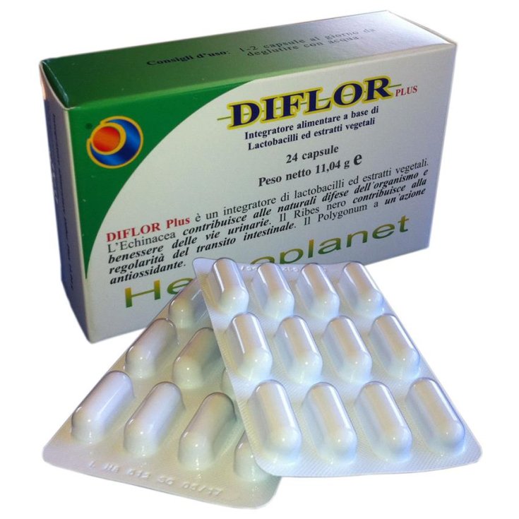 Herboplanet Diflor Plus Nahrungsergänzungsmittel 24 Kapseln