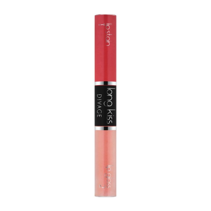 Divage Long Kiss Lippenstift 2in1 01 Orange Rot