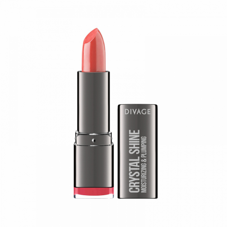 Divage Crystal Shine Silky and Light Lippenstift 02 Sunny Coral
