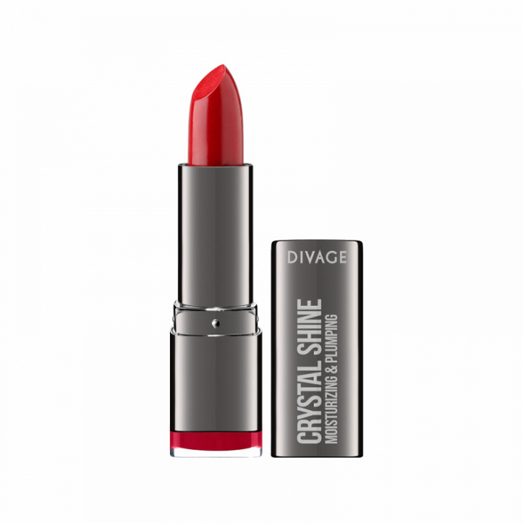 Divage Crystal Shine Silky and Light Lippenstift 18 Pure Red