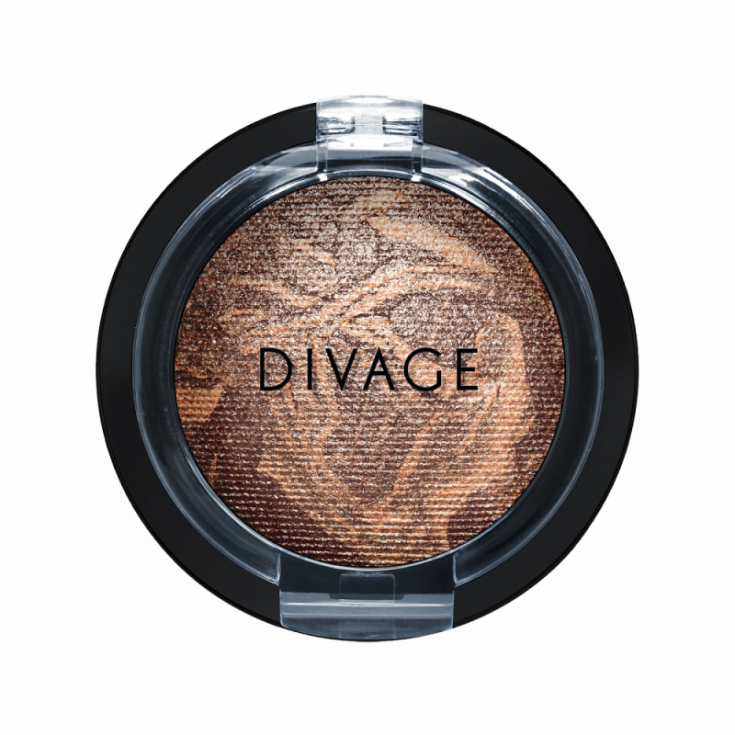 Divage Color Sphere Baked Eyeshadow 12 Satin Trendiges Braun