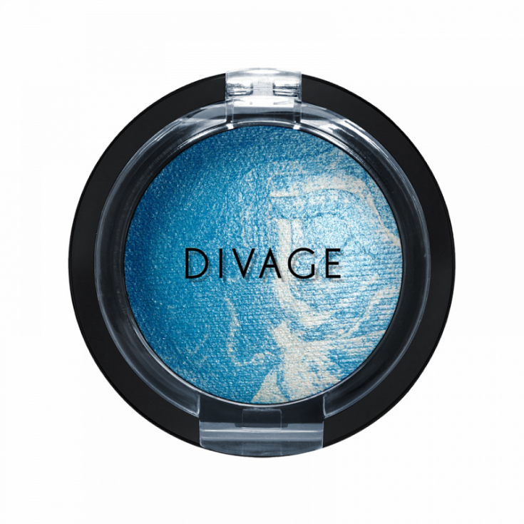 Divage Color Sphere Baked Eyeshadow 16 Satin Hellblau