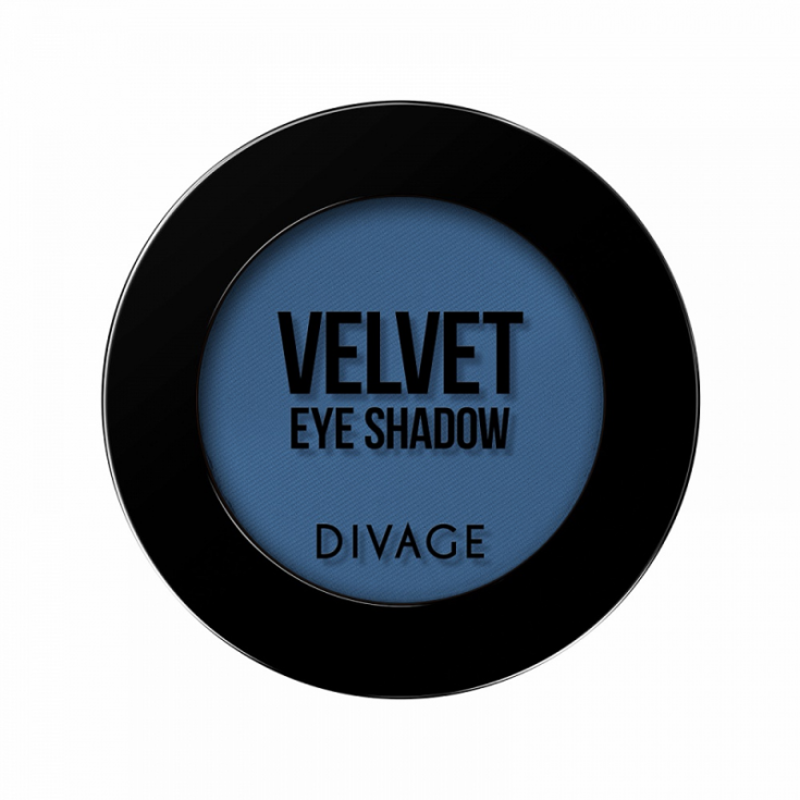 Divage Velvet Eye Shadow Lidschatten Matt 7318 Blue Sophire