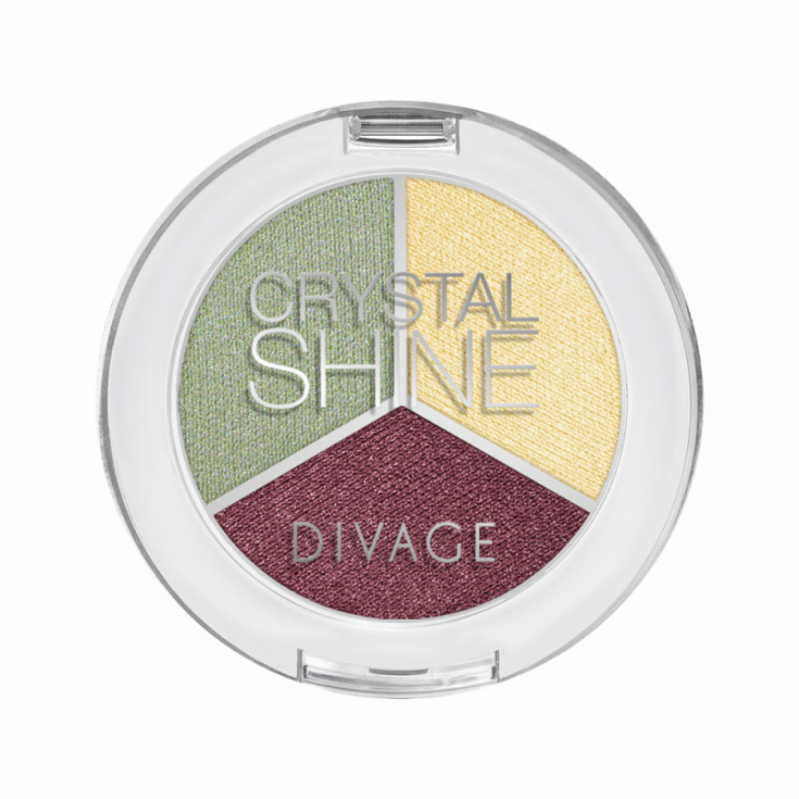 Divage Divage Crystal Shine Luminous Eyeshadow 05 Grüngelbes Bordeaux