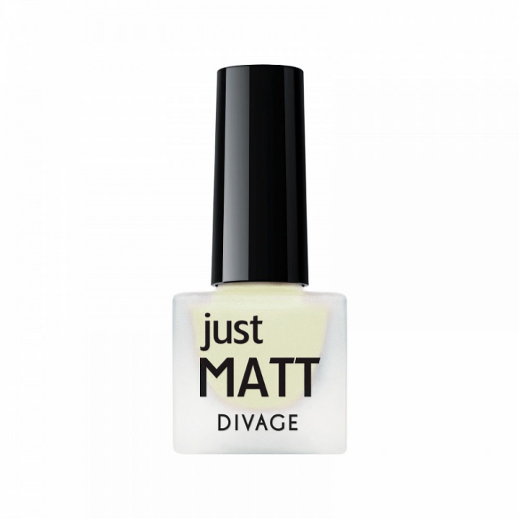 Divage Just Matt Matt Effect Nagellack 02 Hellgelb