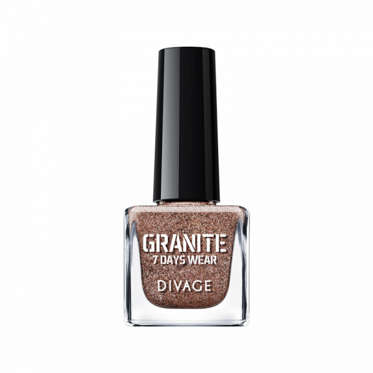 Divage Granite Nagellack Granite Effect 08 Soft Brown