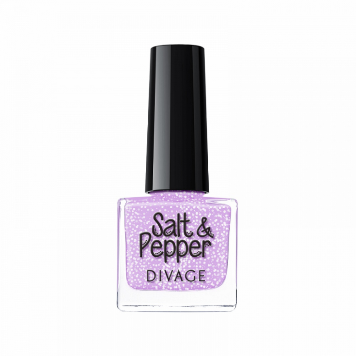 Divage Salt & Pepper Nagellack Salz-Pfeffer-Effekt 04 Vintage Lilac