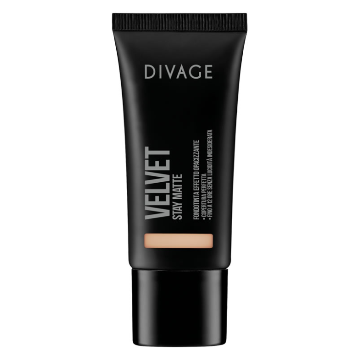 Divage Velvet Stay Matte Fluid Foundation Effect Matt 02 Porzellan