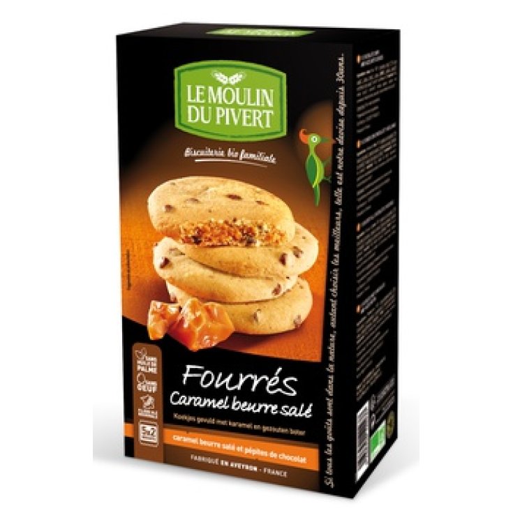 Le Moulin Du Pivert Cookies Pepites Bio-Schokoladen- und Haselnusskekse 175g