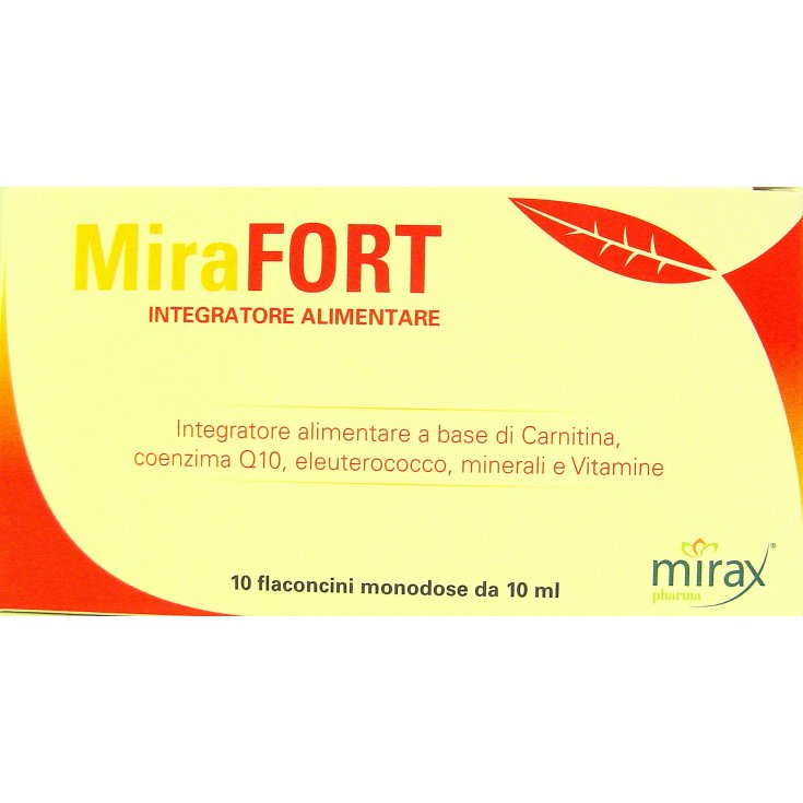 Mirax Pharma Mirafort Nahrungsergänzungsmittel 10 Fläschchen mit 10 ml