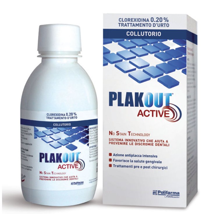 Polifarma Plakout Active Mundspülung Chlorhexidin 0,20 % 200 ml