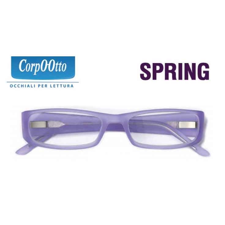 Corpootto C8 Spring Lesebrille Farbe Lila Dioptrie +3.00