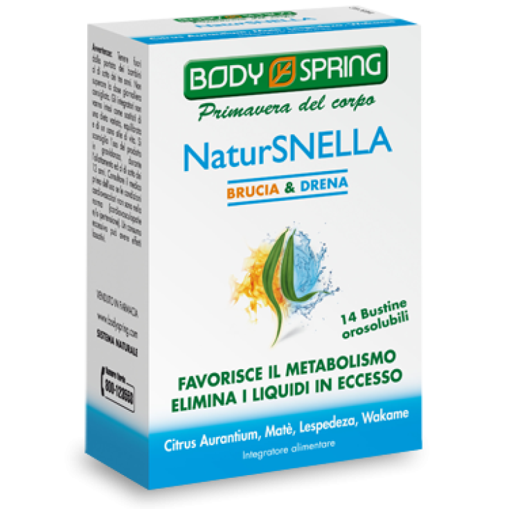 Body Spring NeturSnella Brucia Drena Nahrungsergänzungsmittel 14 Beutel