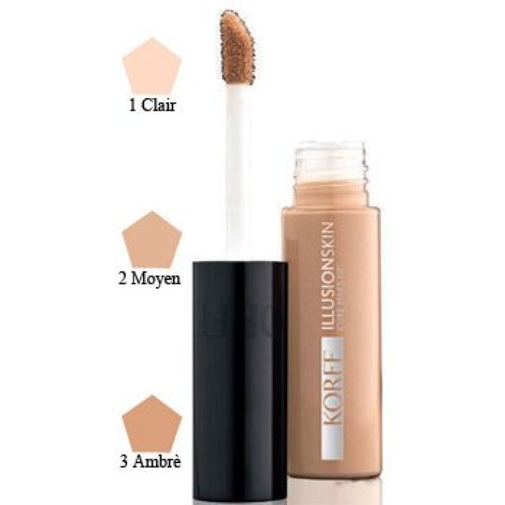 Korff Cure Make Up Illusionskin Uniforming Concealer Nude Effect Nuancen 03 Amber