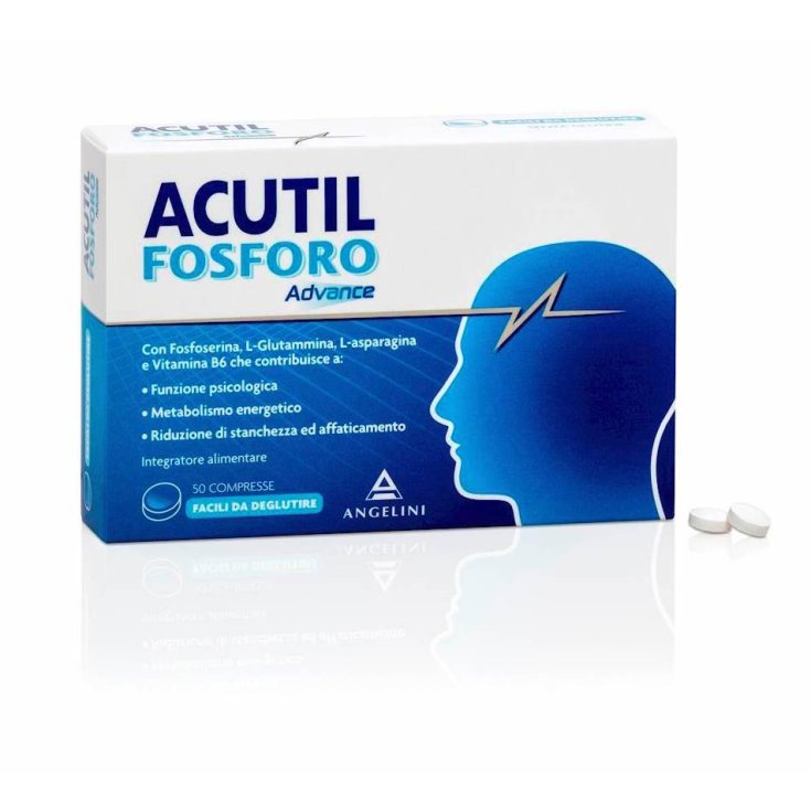 Angelini Acutil Fosforo Advance Nahrungsergänzungsmittel 50 Tabletten