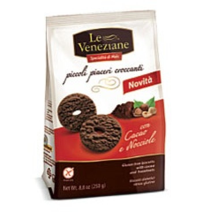 Molino Di Ferro Le Veneziane Kekse Kakao und Haselnuss Glutenfrei 250g