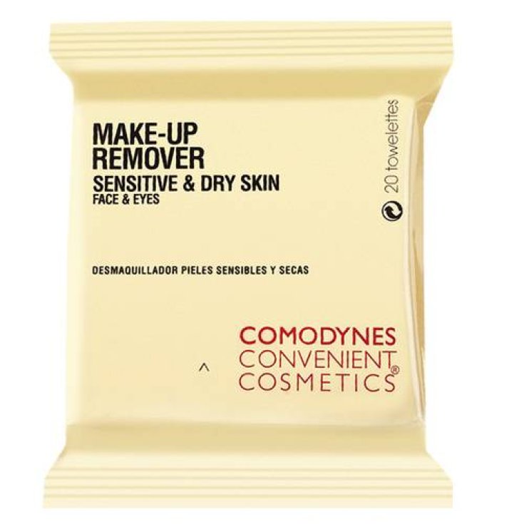 Comodynes Makeup Wipes Empfindliche und trockene Haut 20 Einheiten