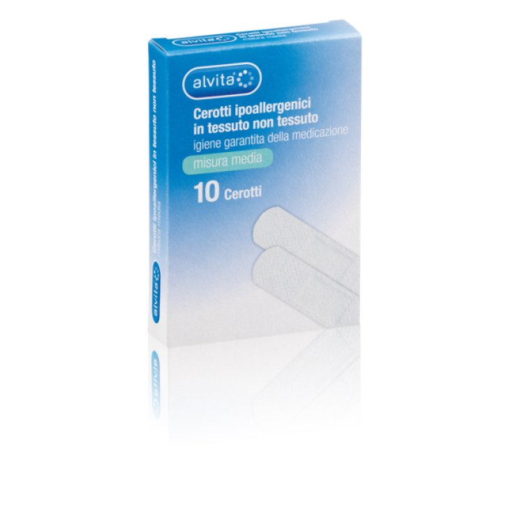 Alvita hypoallergene Patches Vliesstoffe Medium Tampon 10 Stück