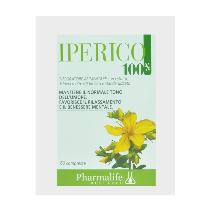 Pharmalife Research Hypericum 100% Nahrungsergänzungsmittel 60 Tabletten