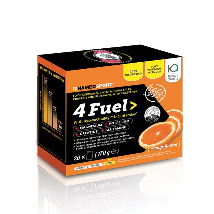 NamedSport 4 Fuel Powder Nahrungsergänzungsmittel 20 Sachets